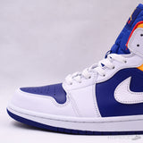 Air Jordan 1 Mid Royal Blue Laser Orange - Photo 6