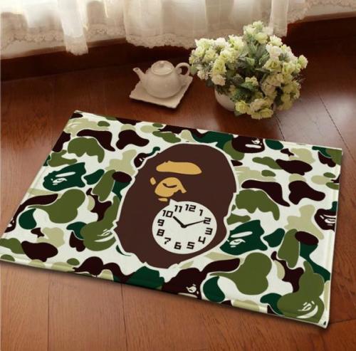 A Bathing Ape Bape Clock Mat [ Hype beast Room decor]