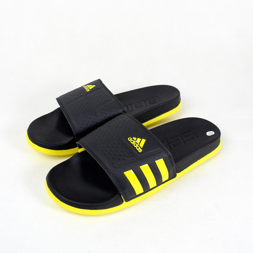 Adilette Performance Black Yellow [Economy Version]