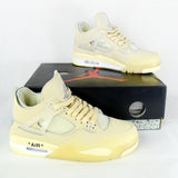 Off-White X Air Jordan 4 Sail [Premium Batch] - Photo 2