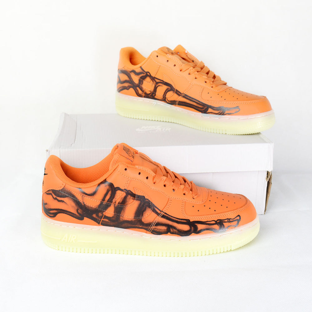 Air Force 1 Orange Skeleton