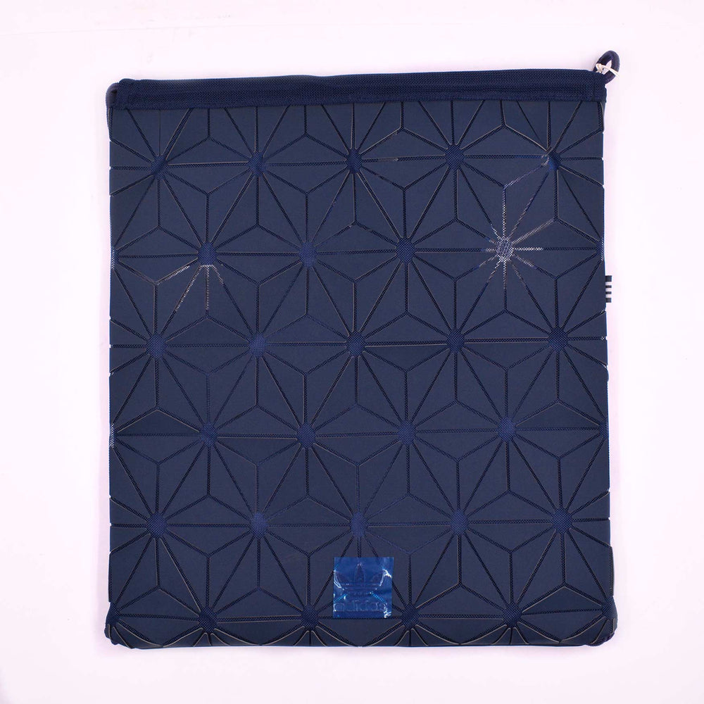 3D Prism Drawstring Gym Bag Blue