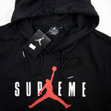 Supreme Jordan Black Hoodie - Photo 2