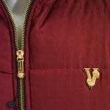 VRSC Padded Sleeveless Jacket Maroon - Photo 6