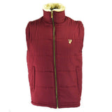 VRSC Padded Sleeveless Jacket Maroon - Photo 1