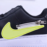 Air Force 1 Low PRM Zip Swoosh Black [Economy Batch] - Photo 8